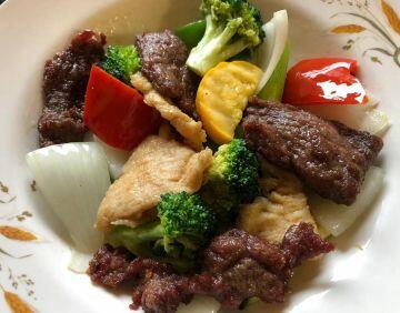 Szechuan Beef & Chicken