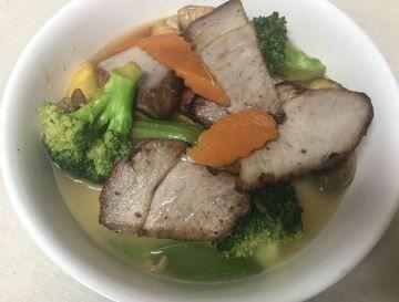 Roast Pork Hong Kong Noodle Soup